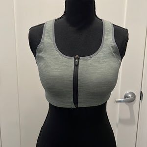 Nike Shape high-support padded zip-front sports bra